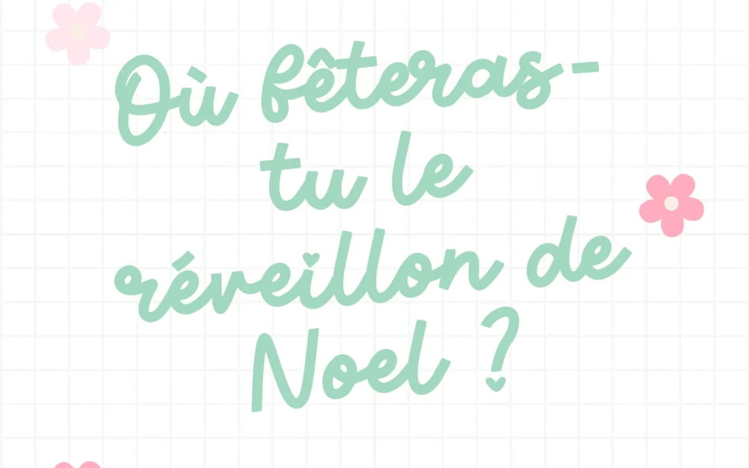 Avec qui passeras-tu ton réveillon livresque?