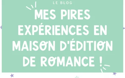 Ma pire expĆ©rience en maison d’Ć©dition
